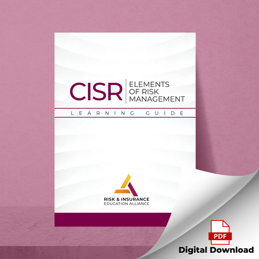Elements of Risk Management Learning Guide - January 2024 Edition - Digital PDF