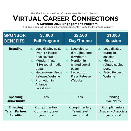 Virtual Career Connections - Sponsorships